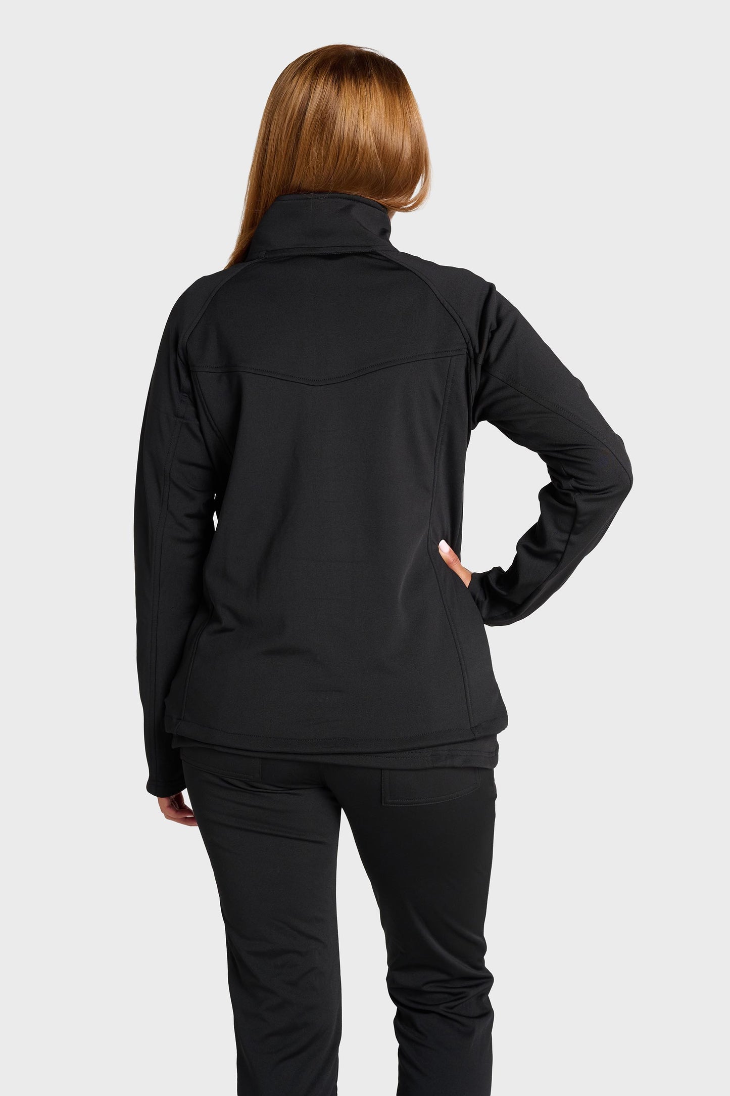 Black Ultimate Comfort Fleece-Lined Jacket