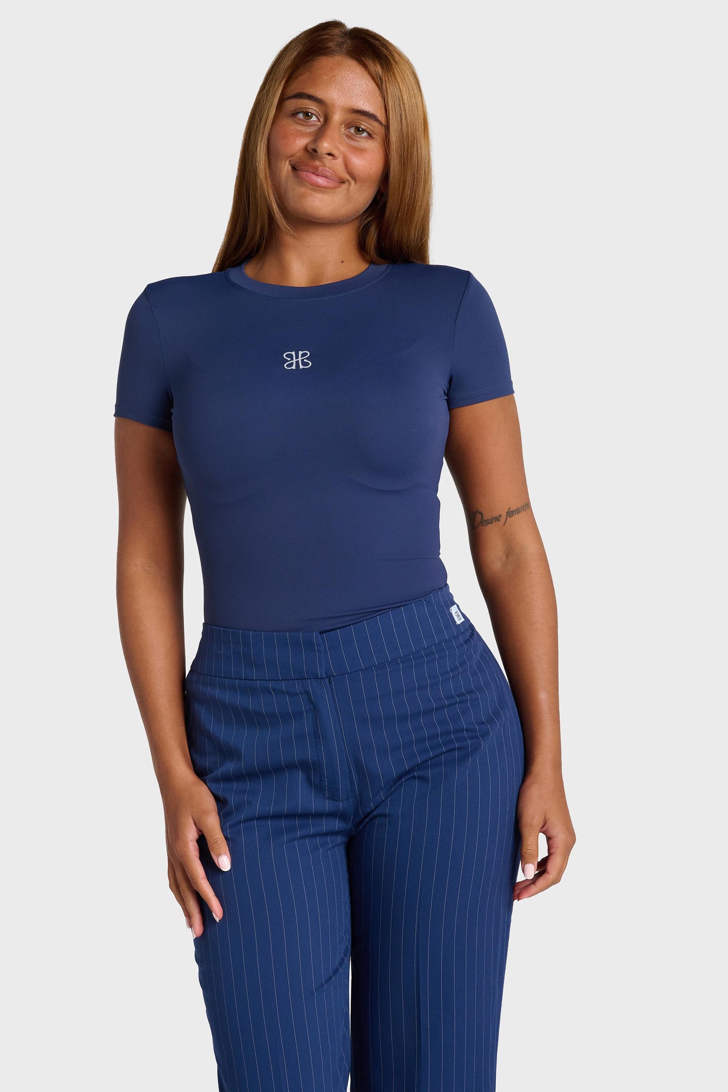 Pinstripe Blue Florence Trouser