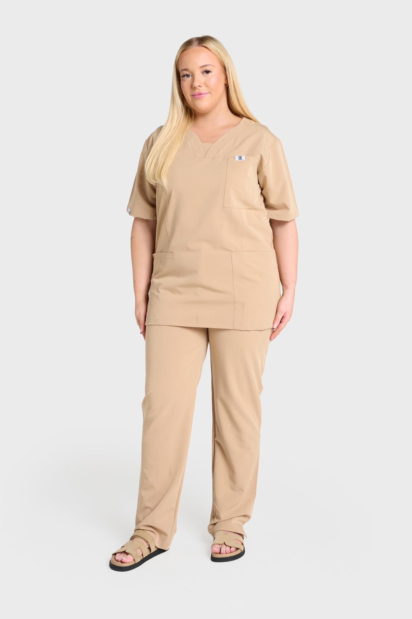 Caramel Natasha Scrub Trouser