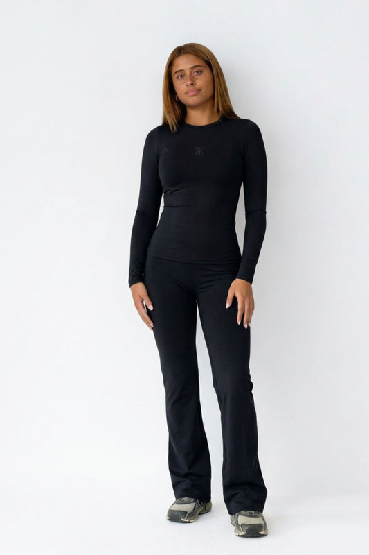 Formé Embossed Icon Flare Trouser