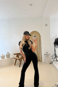 Formé Embossed Icon Flare Trouser