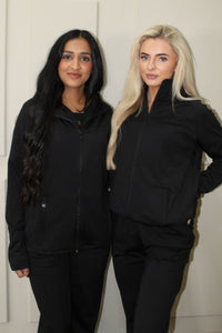 Fleece-Lined Scrub Jacket