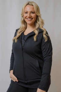 Fleece-Lined Scrub Jacket