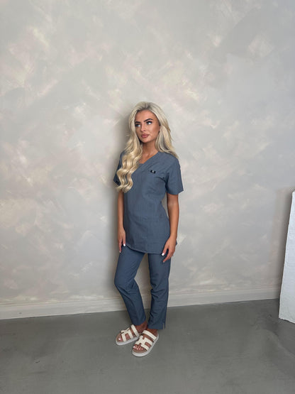 Graphite Natasha Scrub Trouser