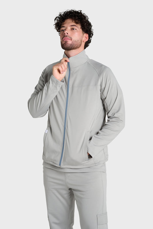 Grey Ultimate Comfort Fleece-Lined Jacket
