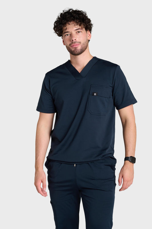 Midnight Blue Rio Ultimate Comfort Fleece-Lined Top