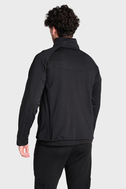 Black Ultimate Comfort Fleece-Lined Jacket