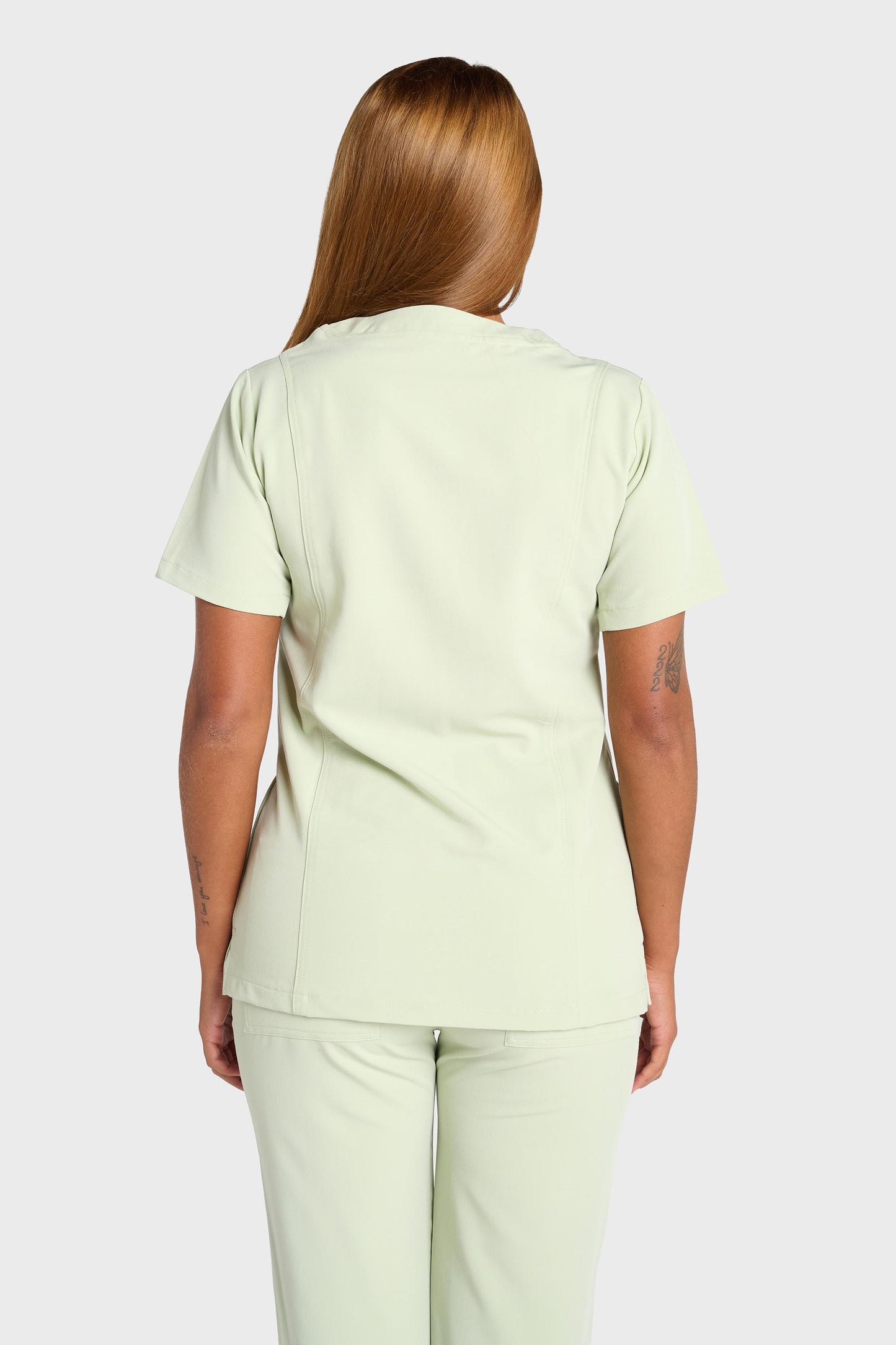 Pistachio Natasha Scrub Top
