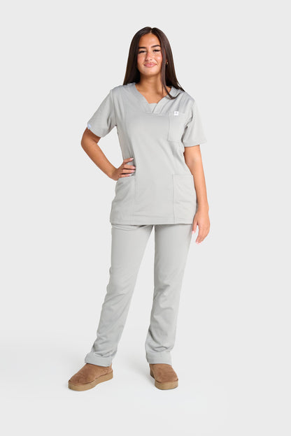 Grey Natasha Ultimate Comfort Fleece-Lined Trouser