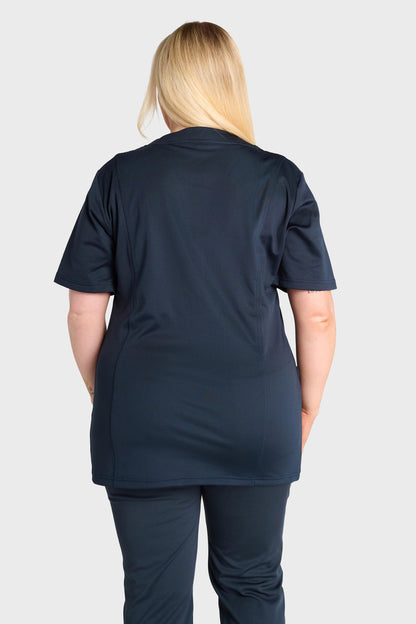 Blue Natasha Ultimate Comfort Fleece-Lined Top