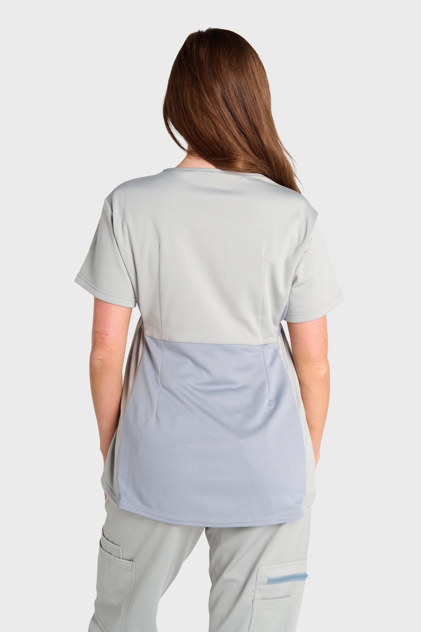 Grey Maternity Ultimate Comfort Fleece-Lined Top