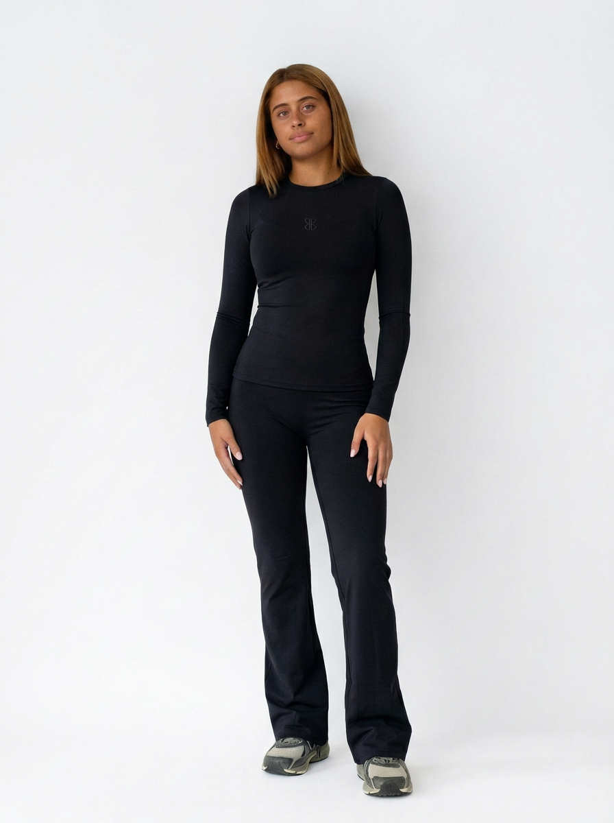 Formé Embossed Icon Flare Trouser