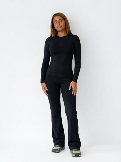 Formé Embossed Icon Flare Trouser