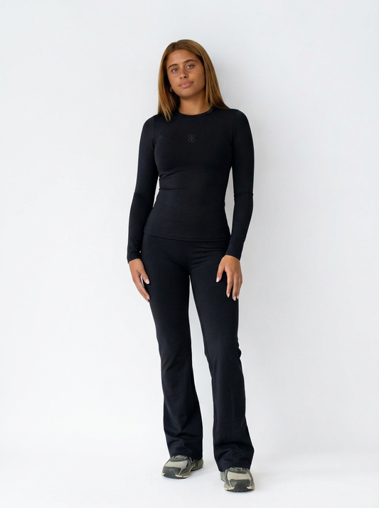 Formé Embossed Icon Flare Trouser