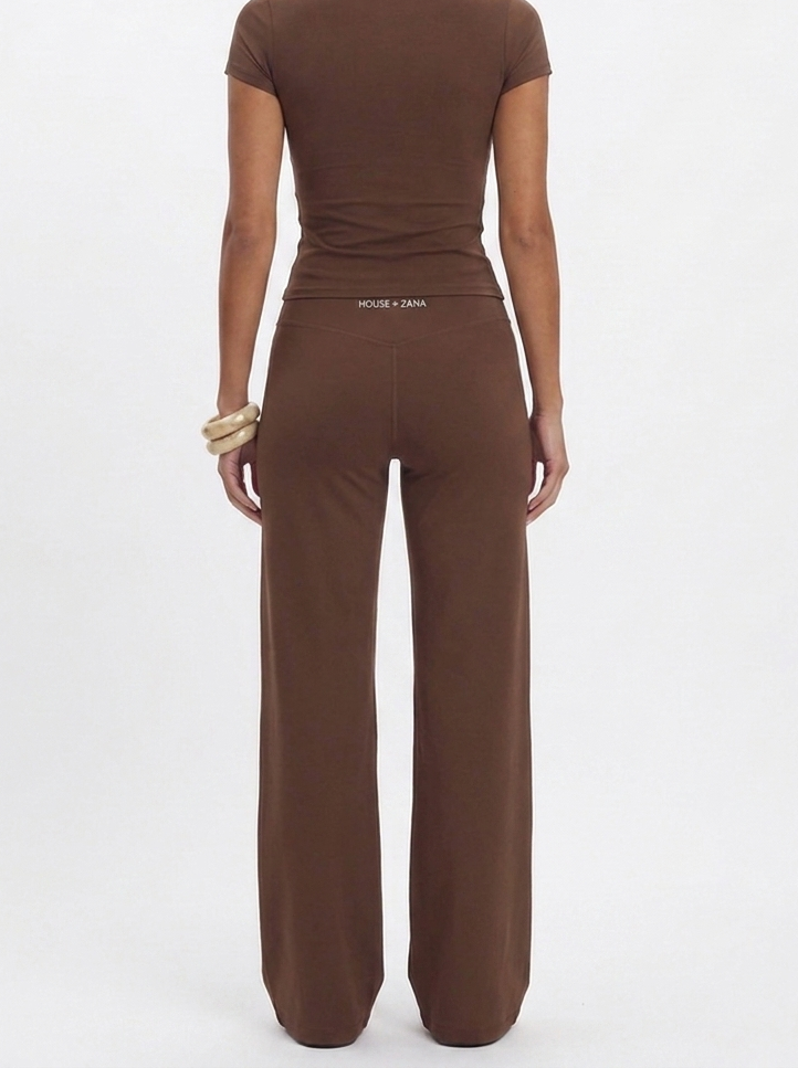 Formé Embossed Icon Wide Leg Trouser